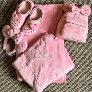 Disney Pink Polka Dot Bundle w/Loungefly